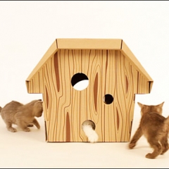 Paper Cat Cabin