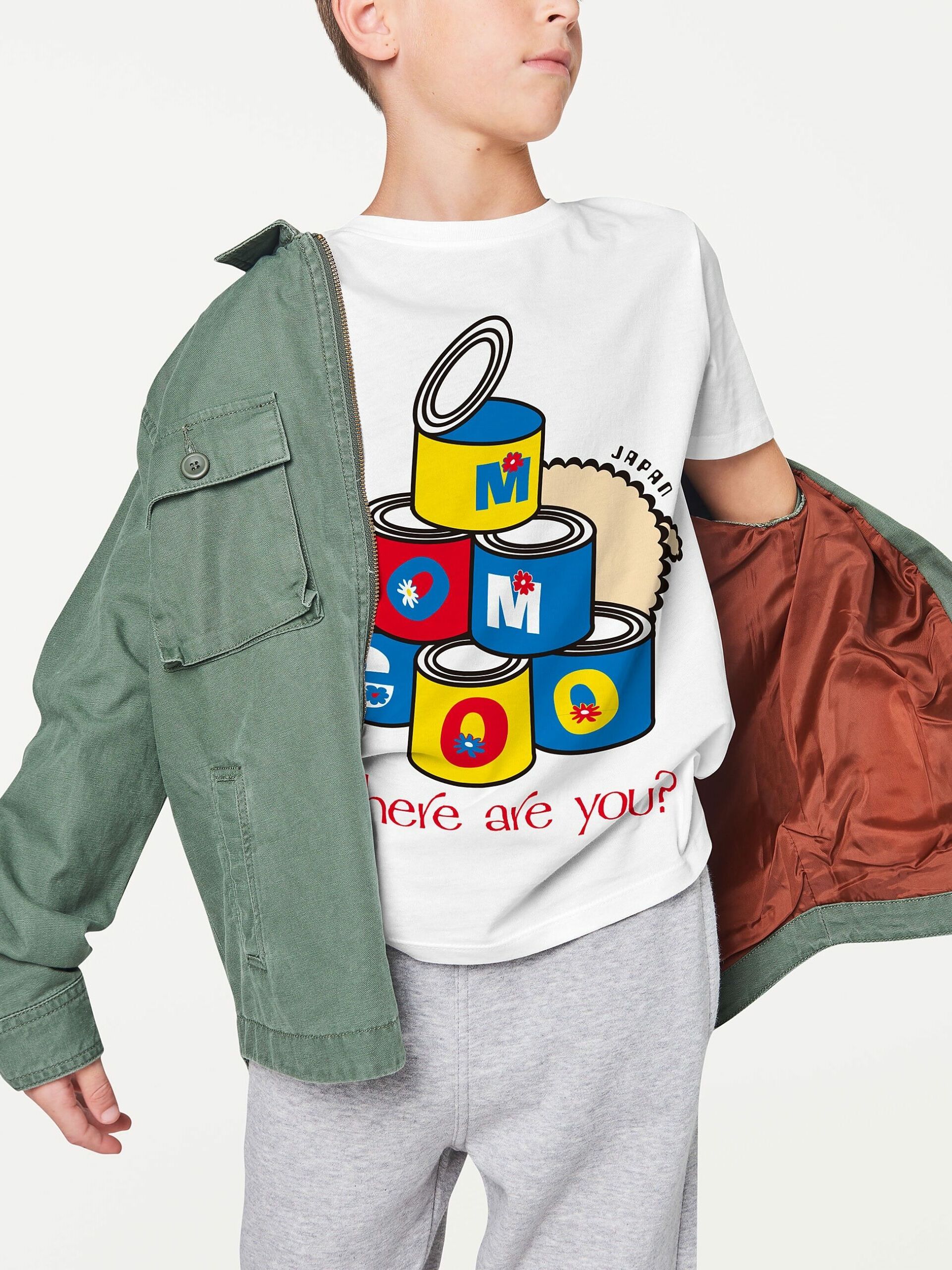 Boy 039 S Png T Shirt With Jacket Mockup In Studio