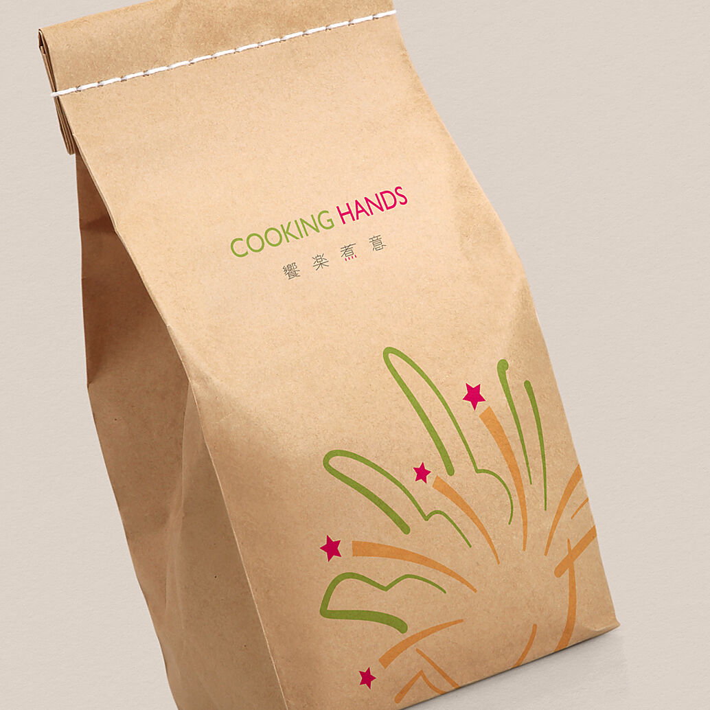 Cooking Hands Craftpaper Bag Featured