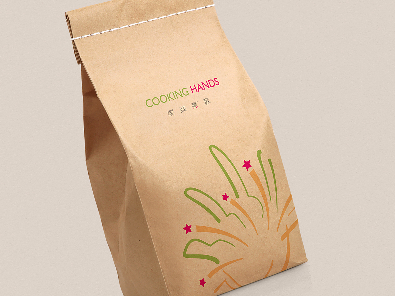 Cooking Hands Craftpaper Bag Featured