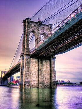 Brooklyn Bridge Brooklyn New York Usa