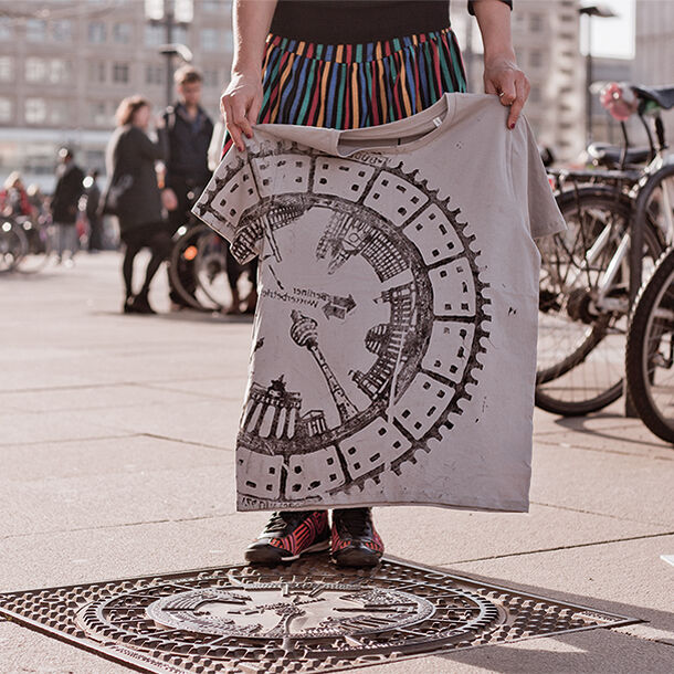 Raubdruckerin Street Printing Berlin Alexanderplatz 2