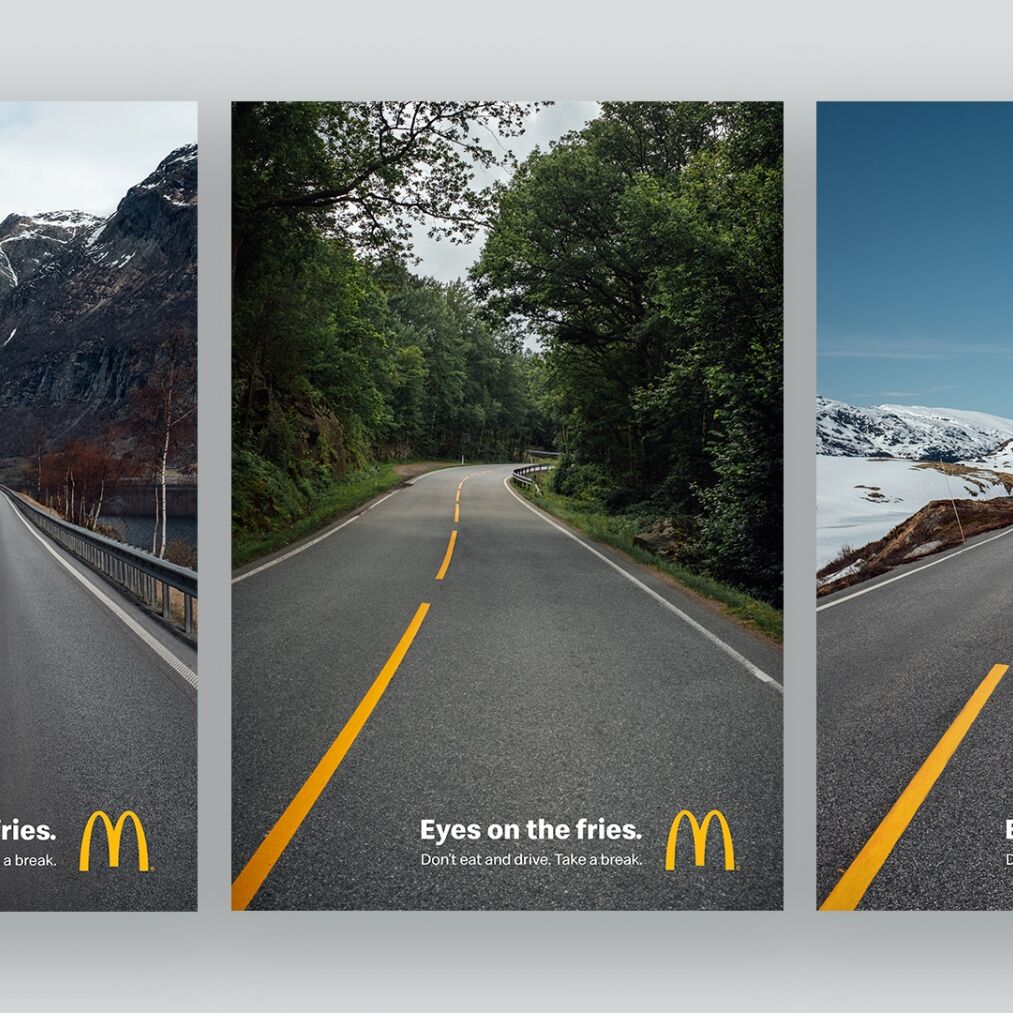 Mcdonalds Fries Norway Road Safety 1a