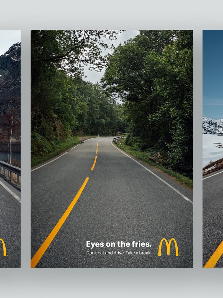 Mcdonalds Fries Norway Road Safety 1a